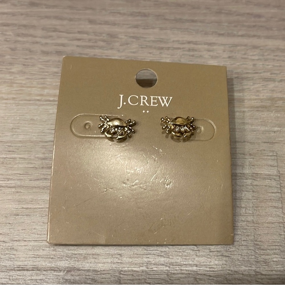 Brand new J.Crew Crab Earrings